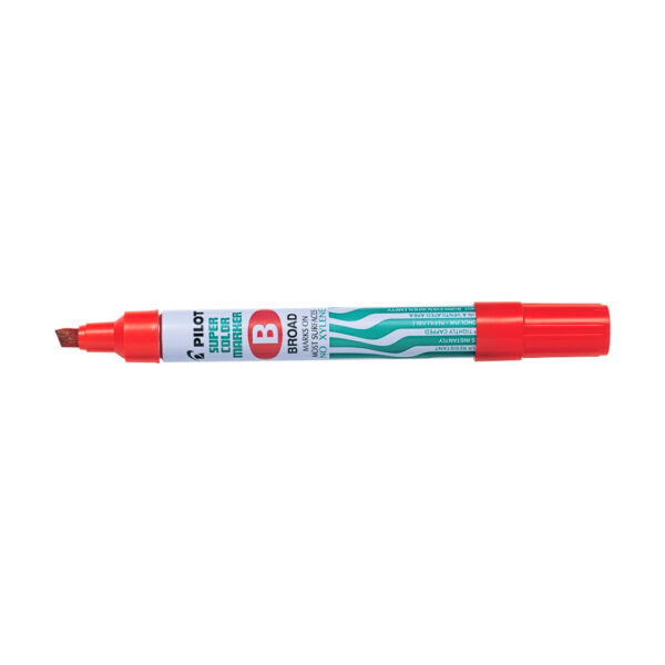 Pilot SCA-B μαρκαδόρος ανεξίτηλος πλακέ 4.5mm Κόκκινος