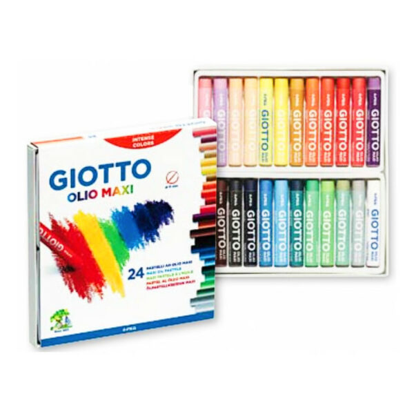 Giotto Λαδοπαστέλ Olio Maxi 24 Χρωμάτων