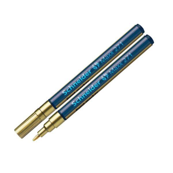 Schneider Maxx 271 μαρκαδόρος ανεξίτηλος μπίλιας Χρυσό 1-2mm