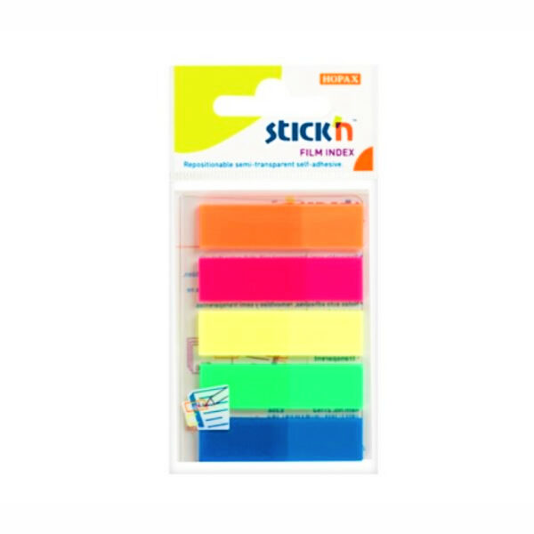 Stickin Αυτοκ/τοι Σελιδοδείκτες 45Χ12mm Neon 5x25φ