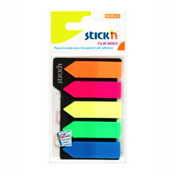 Stickin Αυτοκ/τοι Σελιδοδείκτες 45Χ12mm Neon 5x25φ Τόξο