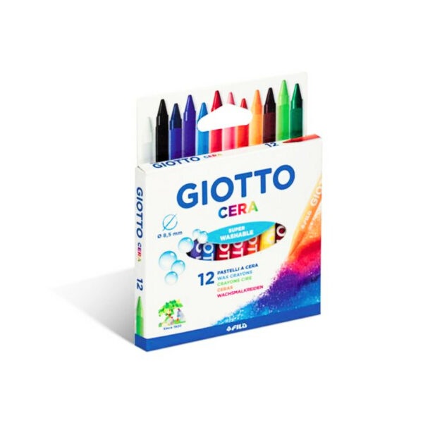 Giotto Cera Σετ Κηρομπογιές 9cm 12τμχ