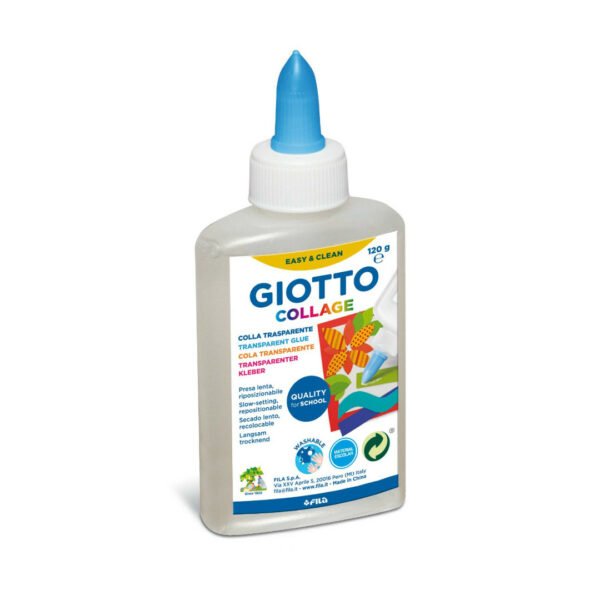 Giotto Υγρή Κόλλα διαφανής Collage 120gr