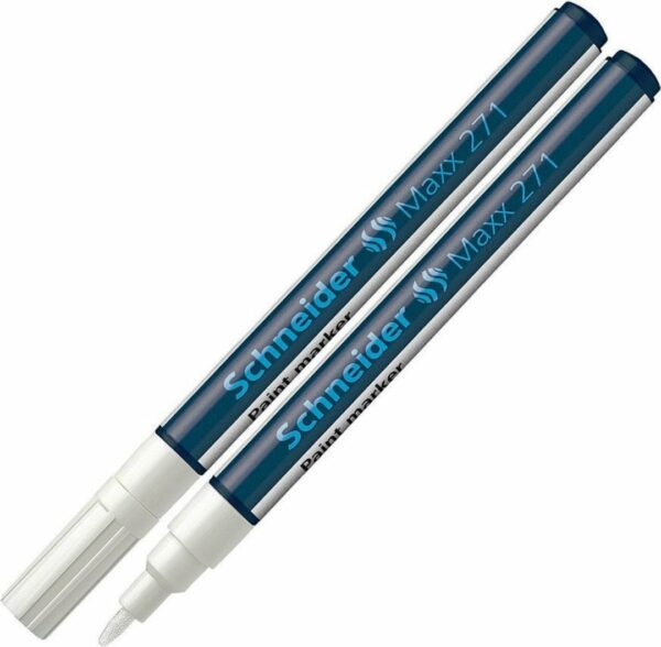 Schneider Maxx 271 μαρκαδόρος ανεξίτηλος μπίλιας Λευκό 1-2mm