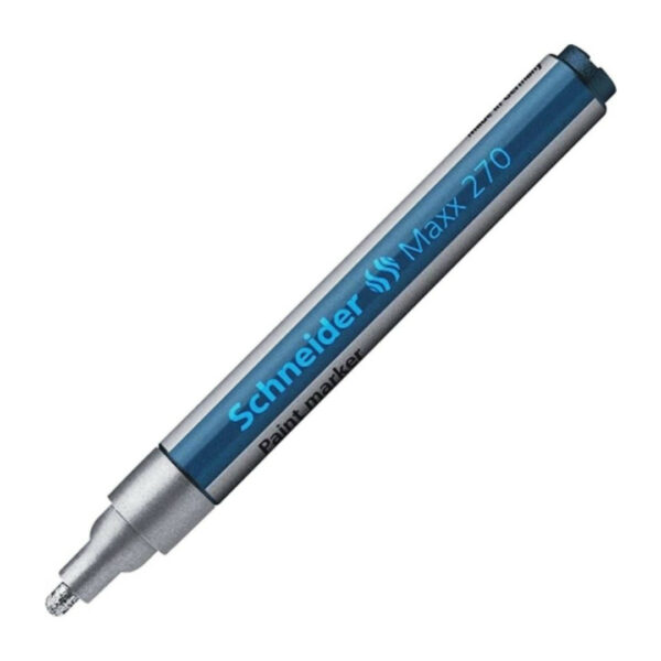 Schneider Maxx 270 μαρκαδόρος ανεξίτηλος μπίλιας Ασημί 3mm