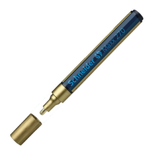 Schneider Maxx 270 μαρκαδόρος ανεξίτηλος μπίλιας Χρυσό 3mm