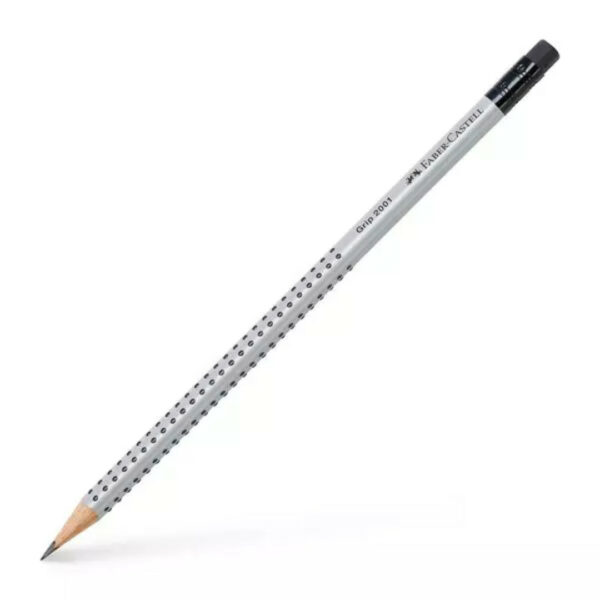 Faber-Castell Grip 2001 Μολύβι Με Γόμα Γκρί