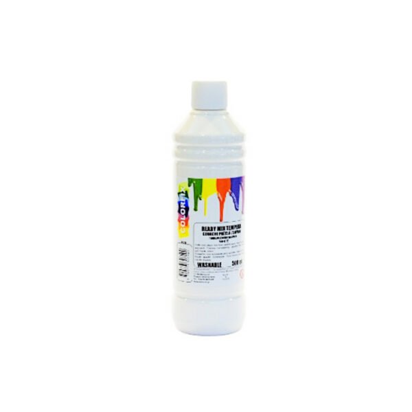Colorfix τέμπερα μπουκάλι 500ml Λευκό