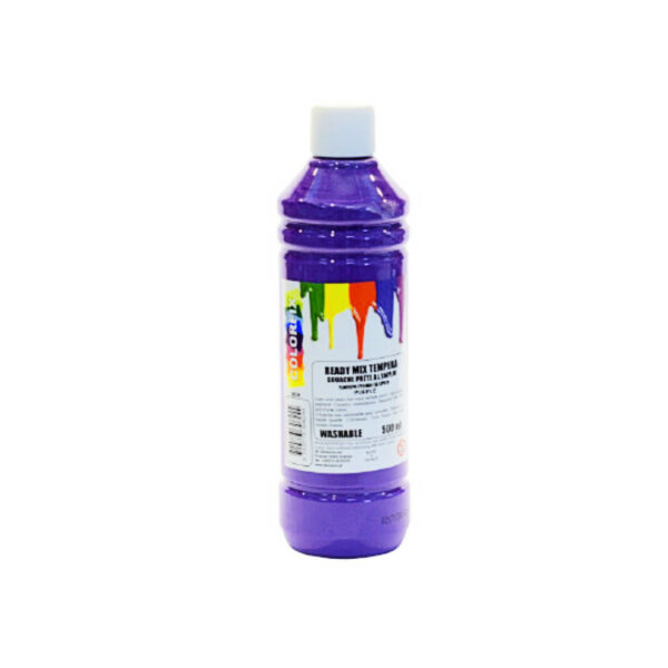 Colorfix τέμπερα μπουκάλι 500ml Μώβ