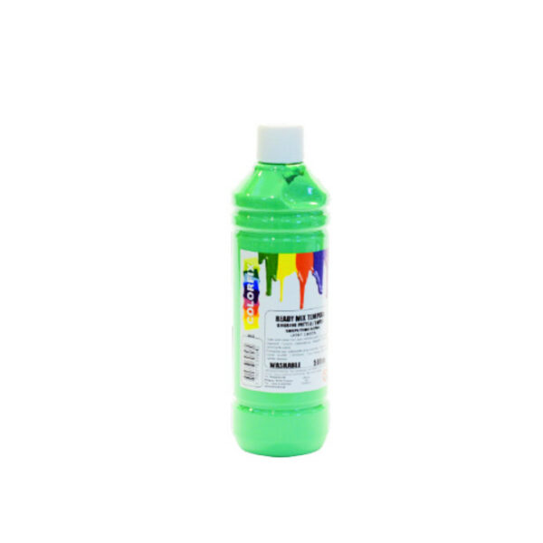 Colorfix τέμπερα μπουκάλι 500ml Πράσινο Ανοιχτό