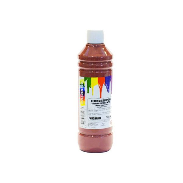 Colorfix τέμπερα μπουκάλι 500ml Καφέ