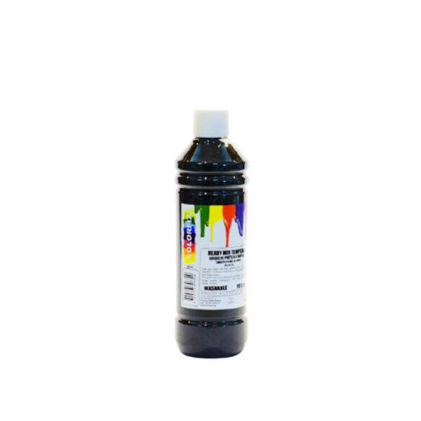 Colorfix τέμπερα μπουκάλι 500ml Μαύρο