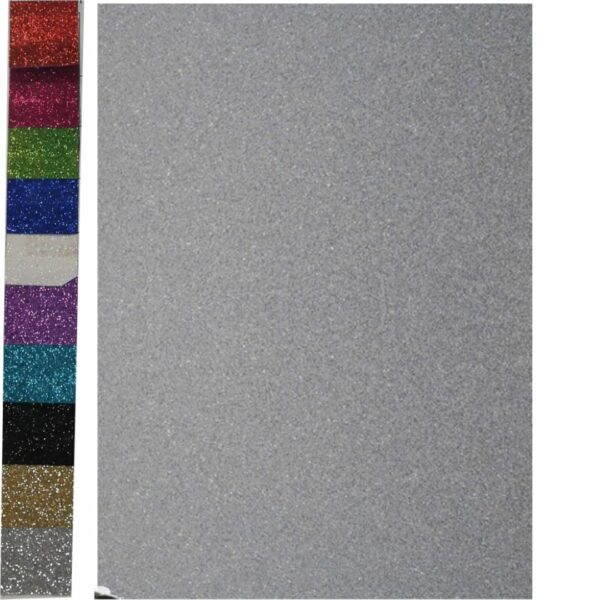 Χαρτόνι Glitter 50x70 Ασημί