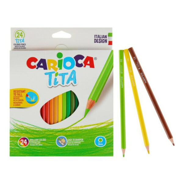 Carioca Tita Σετ Ξυλομπογιές 24τμχ