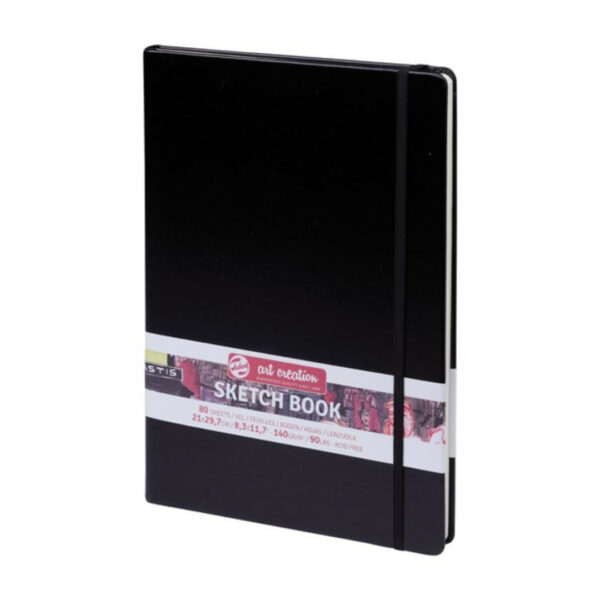 Μπλοκ Ελεύθερου Σχεδίου Art Creation Sketch Book Μαύρο 21χ30εκ. 140 γρ. 80 Φύλλα