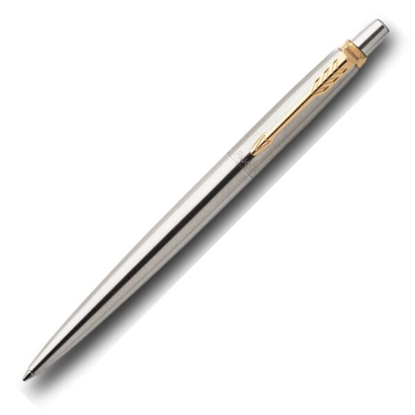 Parker Jotter Στυλό Αυτόματο Ασημί με Χρυσό κλίπ