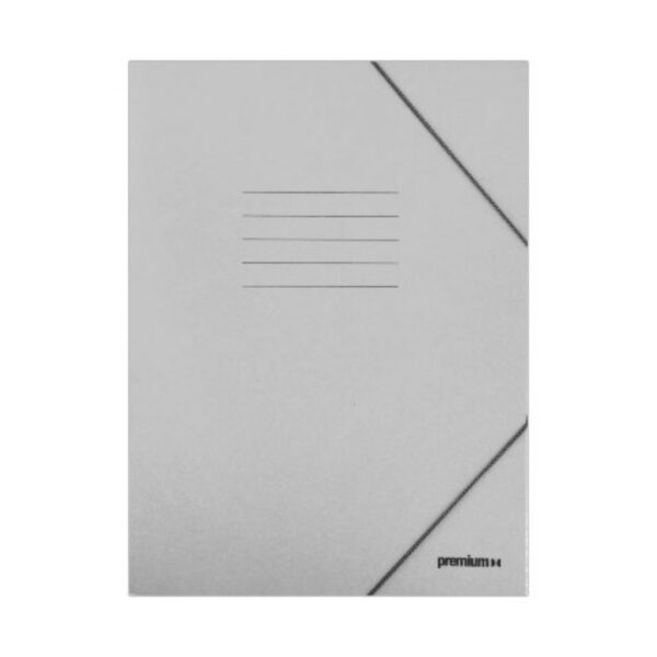 Φάκελος ντοσιέ λάστιχο πρεσπάν 25x35cm Γκρί