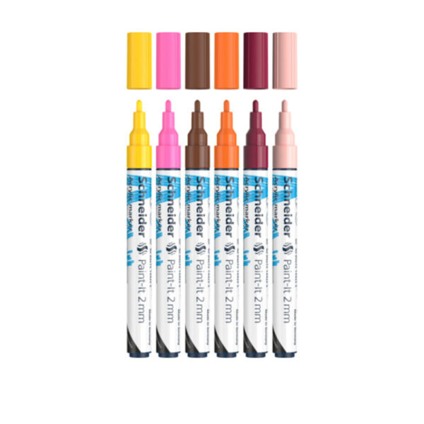 Schneider Paint it 310 Ακρυλικός μαρκαδόρος 2mm 120197 (Σέτ 6τμχ.)