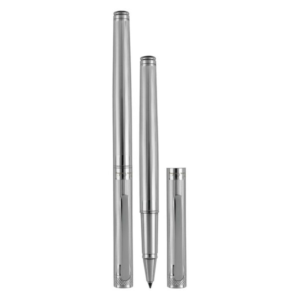 Pierre Cardin Renee silver Στυλό Rollerball Μπλέ μελάνι