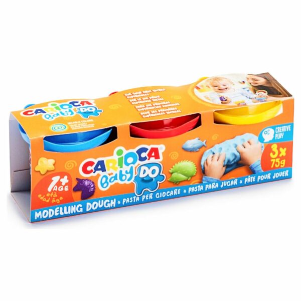 Carioca Babby 1+ Πλαστοζυμαράκια  Σέτ (3τεμ 75gr)