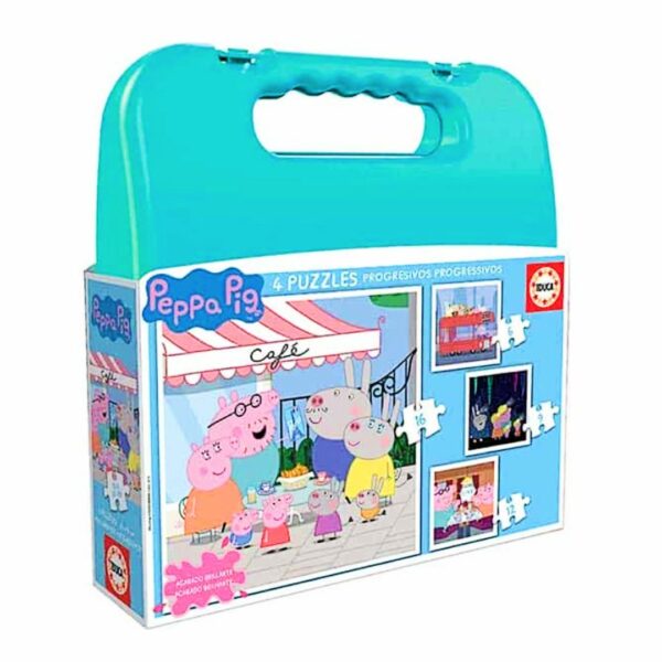 Παζλ 12-16-20-25 Κομμάτια Peppa Pig Case Progressive 18112