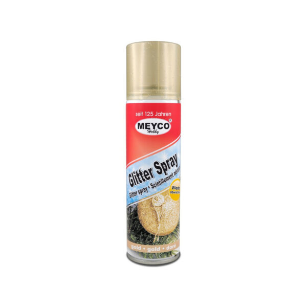Meyco Σπρέι Χριστουγέννων (Χρυσό Glitter) 100ml