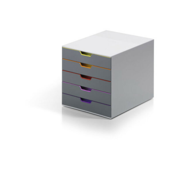 Durable Varicolor 5 Συρταροθήκη γραφείου με φαρδιά συρτάρια .