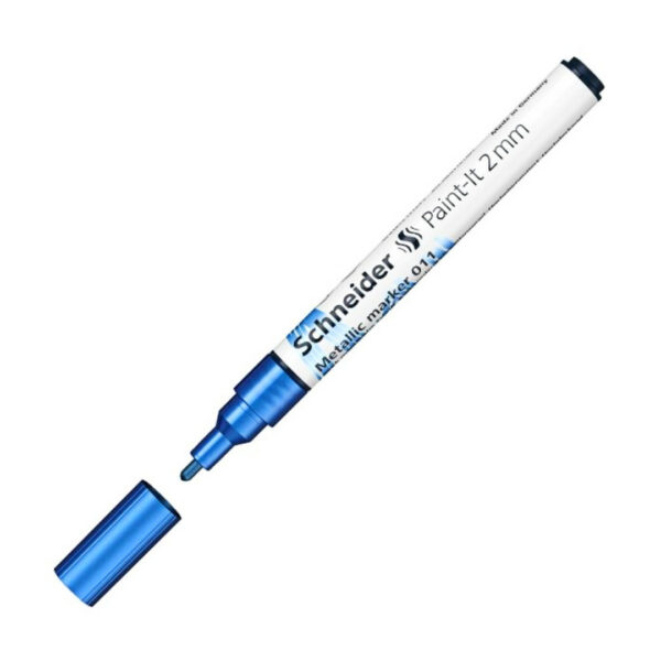 Schneider Μαρκαδόροι Paint-it Metallic 011 (2mm) Μπλέ