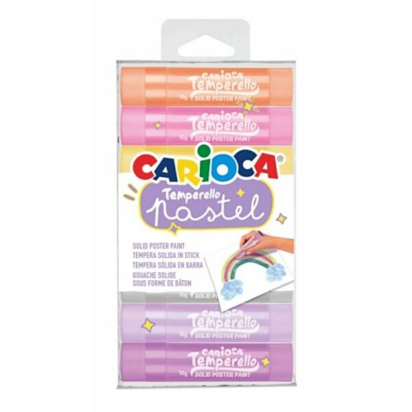 Carioca Temperello Pastel Σετ 8 χρωμάτων