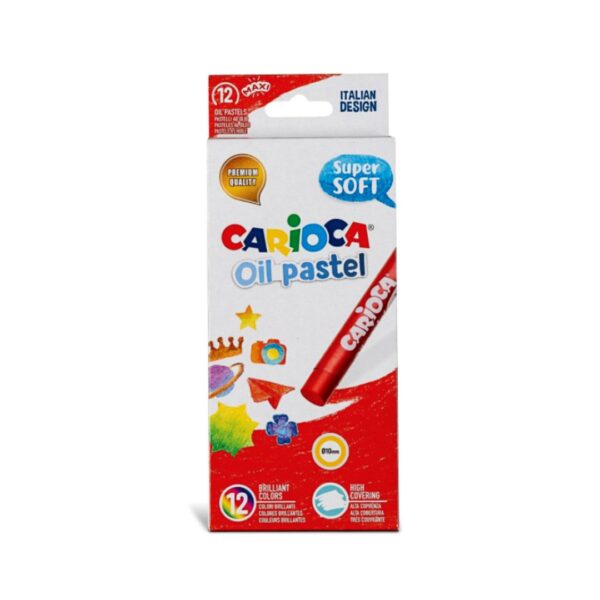 Carioca oil-pastel Λαδοπαστέλ 12τεμ. super soft 43277