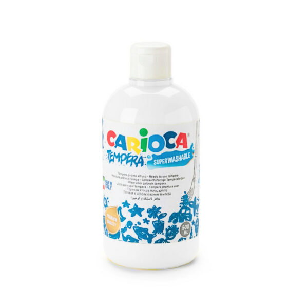 Carioca Τέμπερα Μπουκάλι 500ml Λευκό