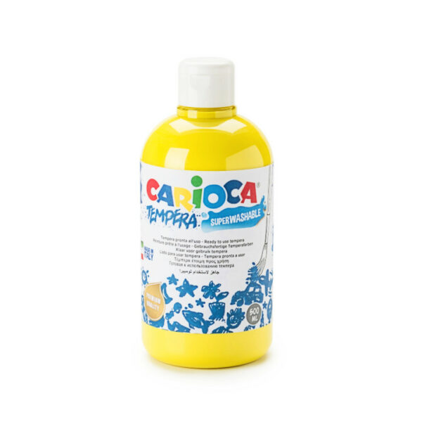 Carioca Τέμπερα Μπουκάλι 500ml Κίτρινο