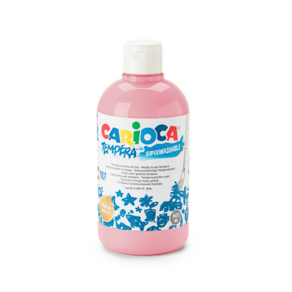Carioca Τέμπερα Μπουκάλι 500ml Ρόζ