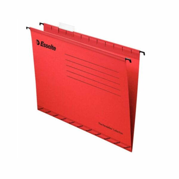 Esselte Ντοσιέ κρεμαστά FullScap 412x240mm Κόκκινο (Πακέτο 25τεμ)