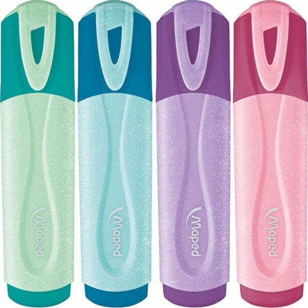 Maped Fluo Pep's Classic Υπογραμιστής Pastel Glitter 742038 (Διαφ.Χρωμ)