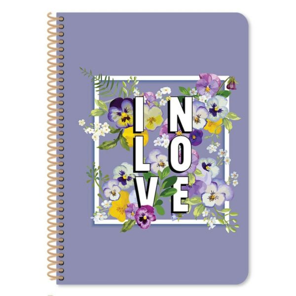 Τετράδιο 3Θ Σπιράλ Must Blossom Love A4 90φ (Διάφ.Σχεδ.) - Image 2