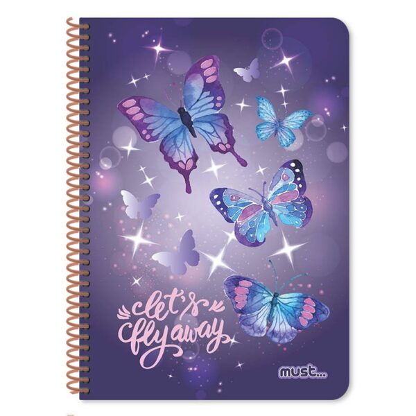 Τετράδιο 1Θ Σπιράλ Must Cute 17χ25 30φ (Διάφ.Σχεδ.) - Image 2