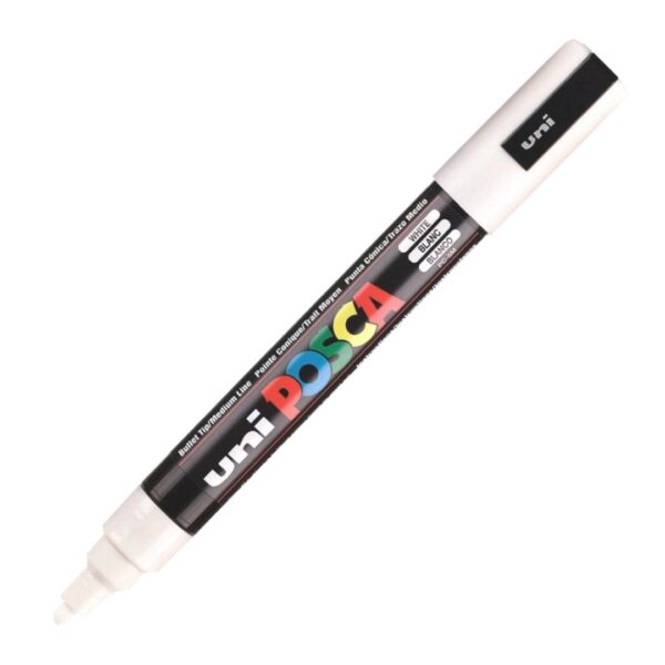 Posca Μαρκαδόρος PC-5M Medium Λευκό