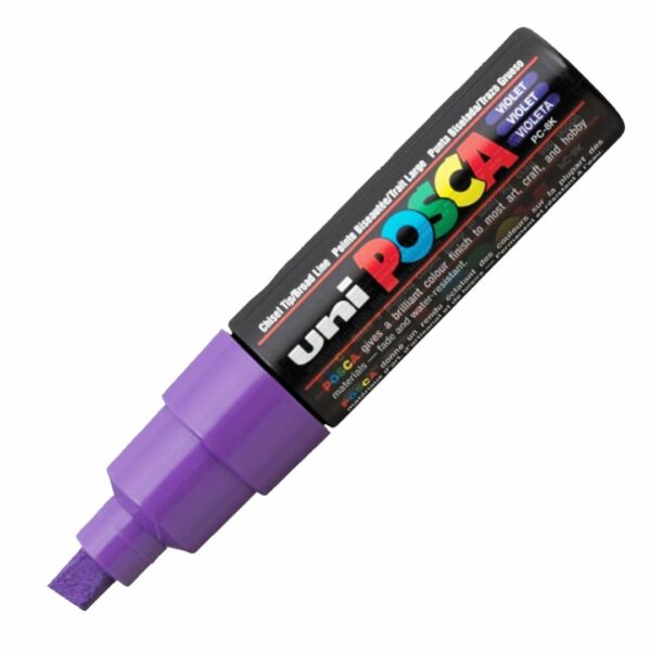 Posca Μαρκαδόρος PC-8ΚΤ Χονδρό Κοντό Βιολετί