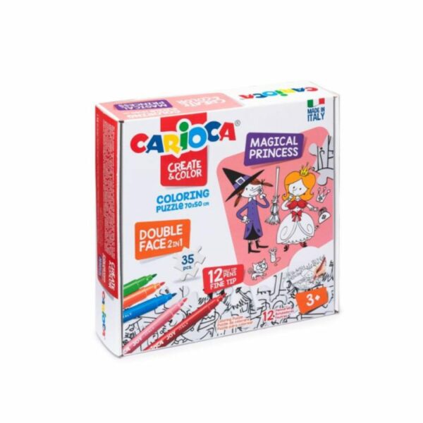 Carioca Σέτ Ζωγραφικής Puzzle 35τεμ. Magical Princess