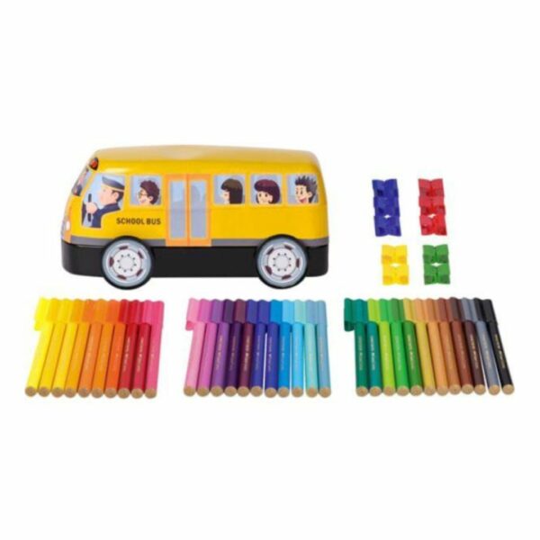 Faber Castell Σέτ Ζωγραφικής Μεταλ.Σχολικό με Μαρκαδόρους 33τμχ