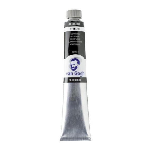 Royal Talens Χρώμα Λαδιού V.Gogh 60ml Ivory Black (No701)