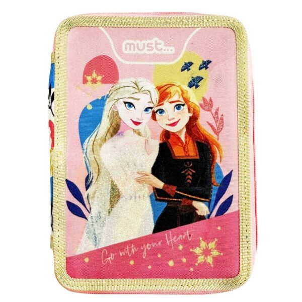 Σχολική Κασετίνα Διπλή Γεμάτη Must Disney Frozen 2 Go With Your Heart (563466)