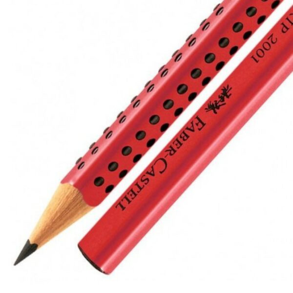 Faber-Castell Grip 2001 Μολύβι Χωρίς Γόμα Κόκκινα Β