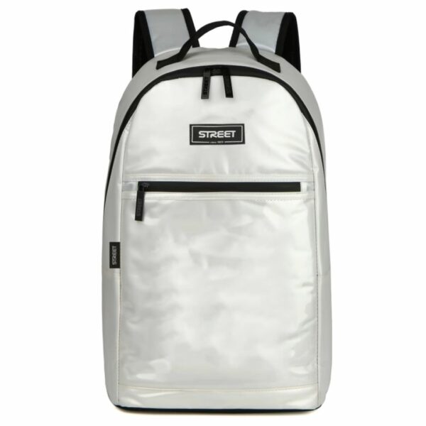 Τσάντα Back Pack Fashion Street Pearl Silver 31x16x45cm