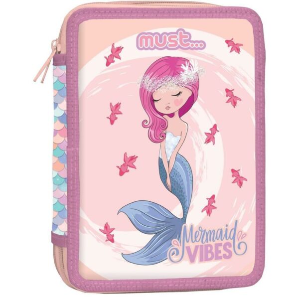 Κασετίνα Must Διπλή Γεμάτη15Χ5Χ21 Mermaid Vibes (585744)