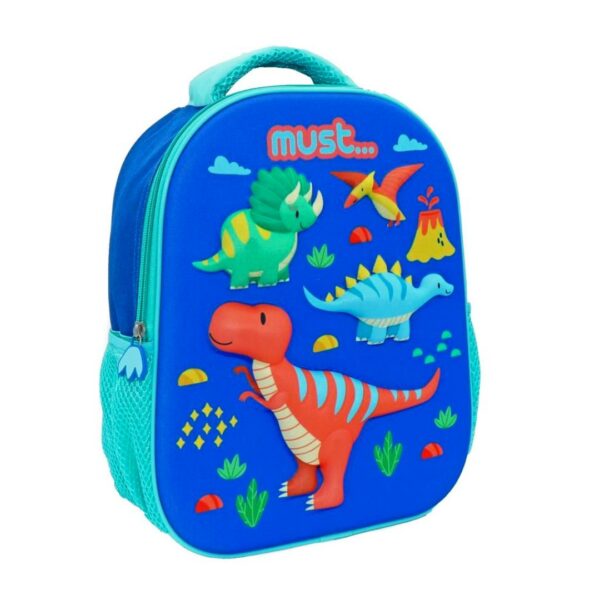 Τσάντα Πλάτης Νηπίου Must 26X10X32 1Θήκη 3D Eva Dino