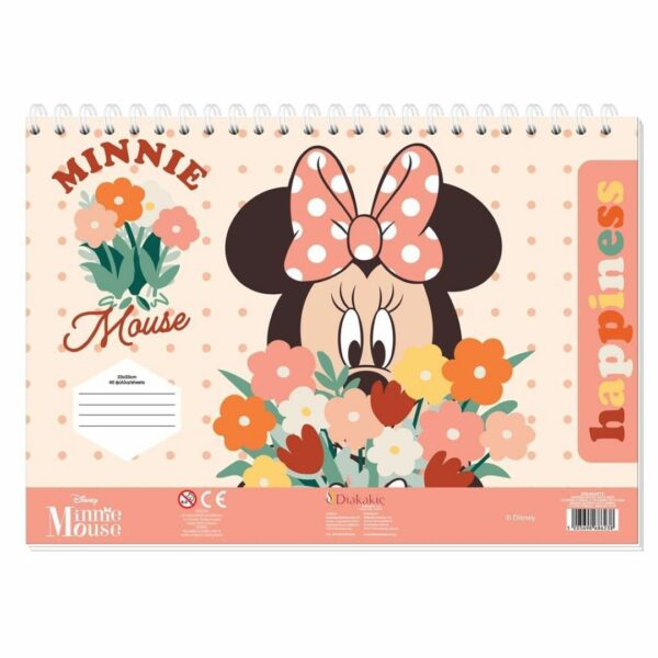 Μπλόκ ζωγραφικής  Minnie Mouse 23X33 40Φ Αυτοκ+Στένσιλ (Διαφ. Σχέδια) 564472 - Image 2