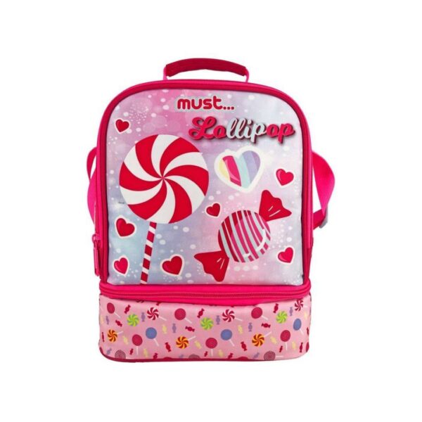 Τσαντάκι Φαγητού Ισοθερμικό Must Yummy Red Heart 22X16X28cm