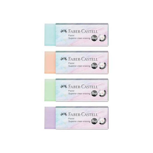 Faber-Castell Γόμα για Μολύβι Dust Free Pastel (Διάφ. Xρώμ.)